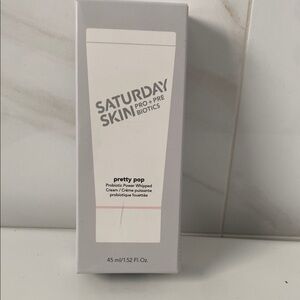 Saturday Skin Pretty Pop Probiotic Power Whipped Cream - White
